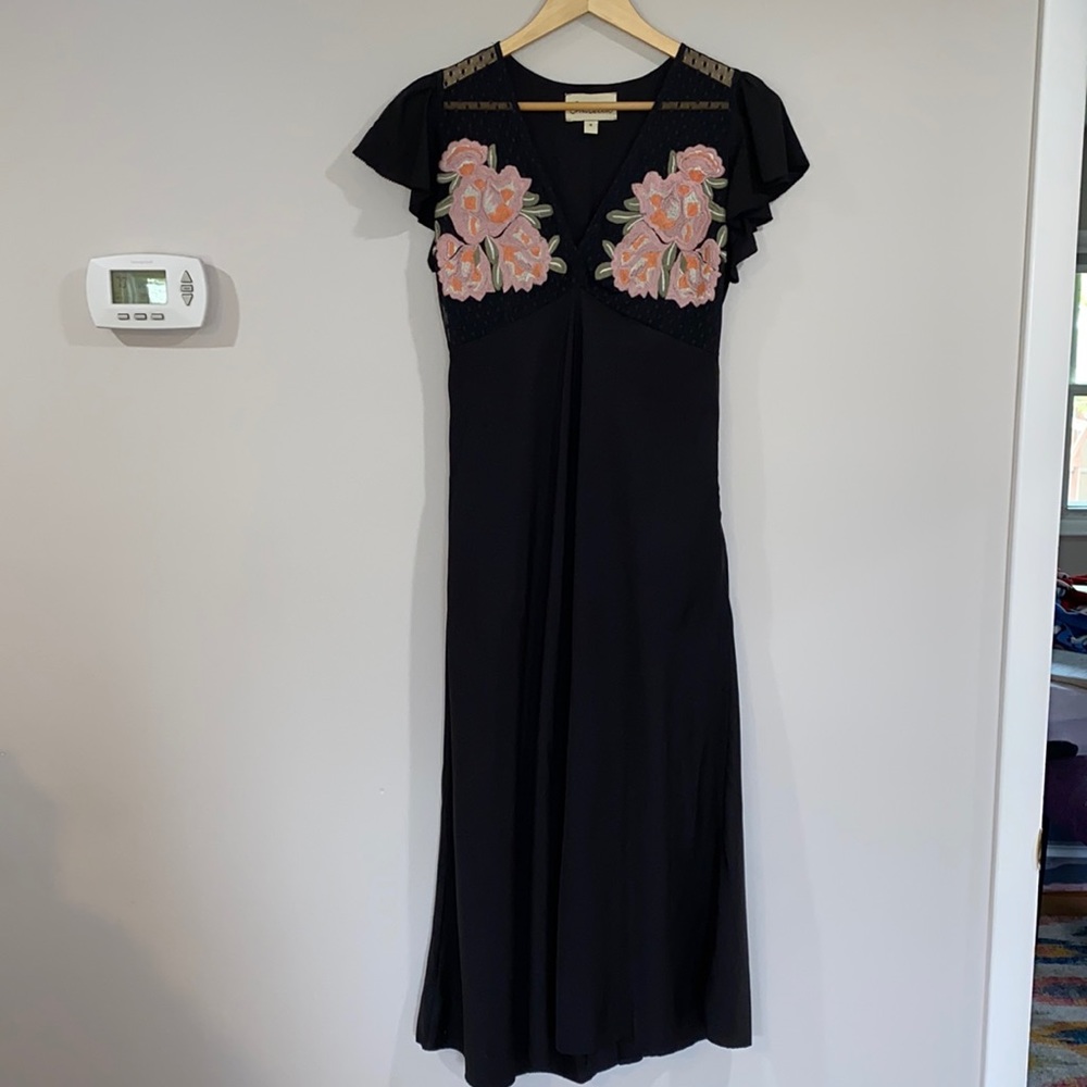 CLEOBELLA Embroidered Flower Dress